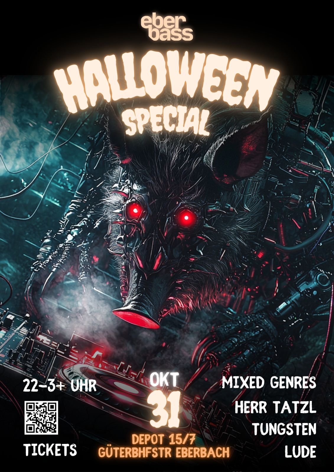EBERBASS | DJ NIGHT | HALLOWEEN | DEPOT 15/7