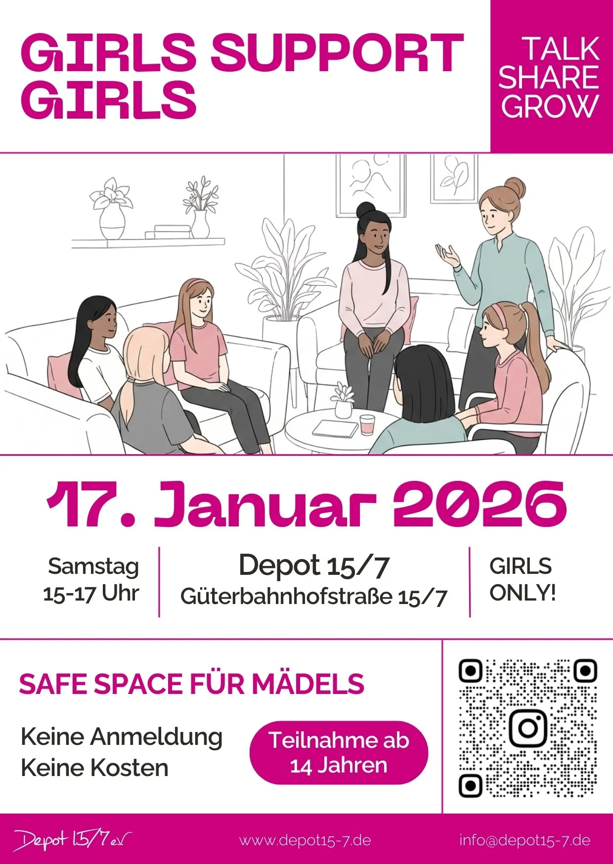 GIRLS SUPPORT GIRLS | FEMALE NETWORKING | DEPOT 15/7