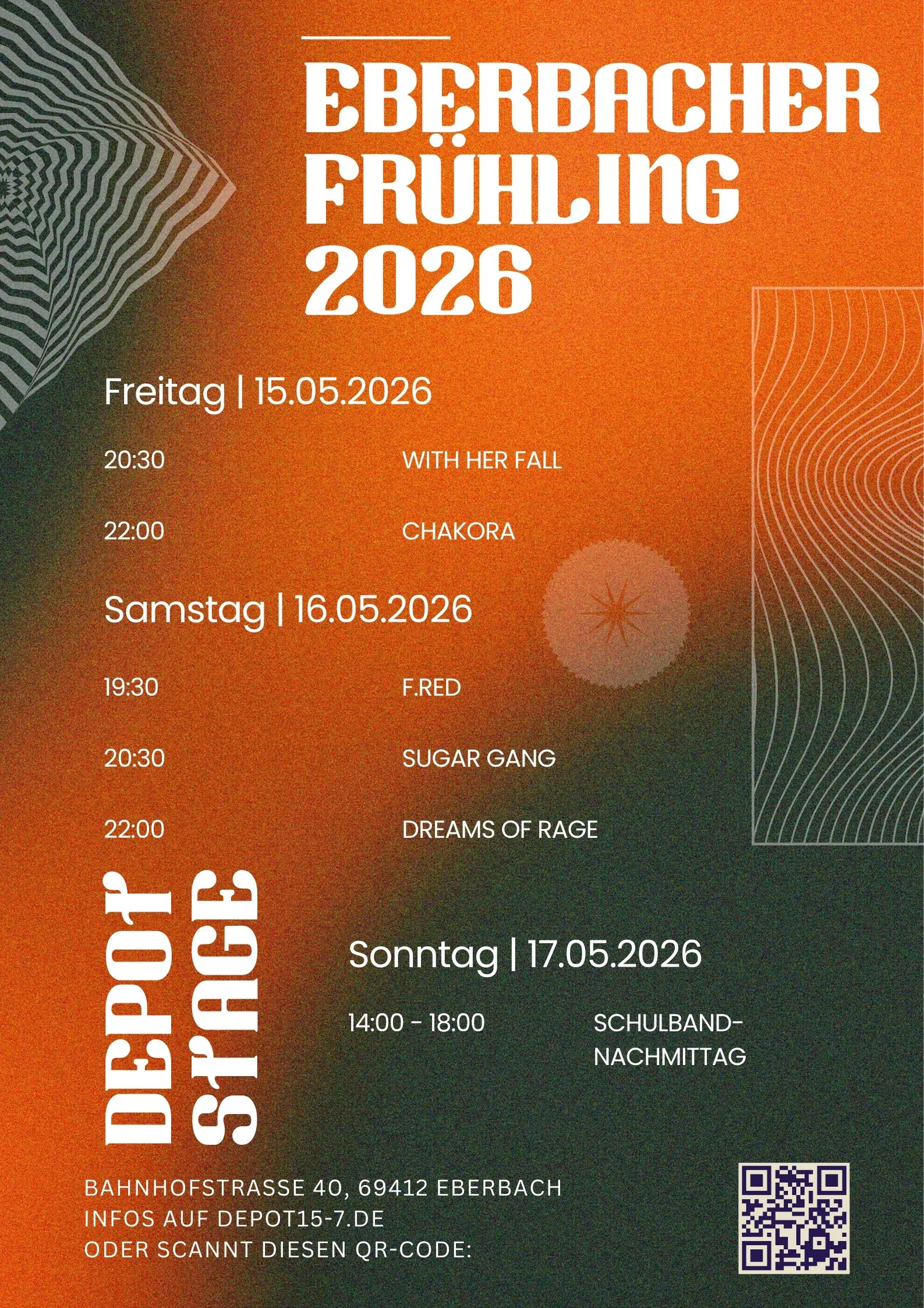 Eberbacher Frühling 2026 // Depot_Stage