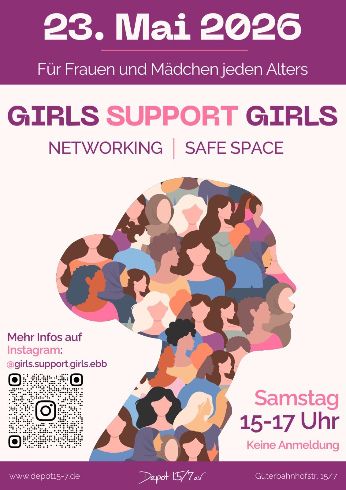 GIRLS SUPPORT GIRLS | FEMALE NETWORKING | DEPOT 15/7