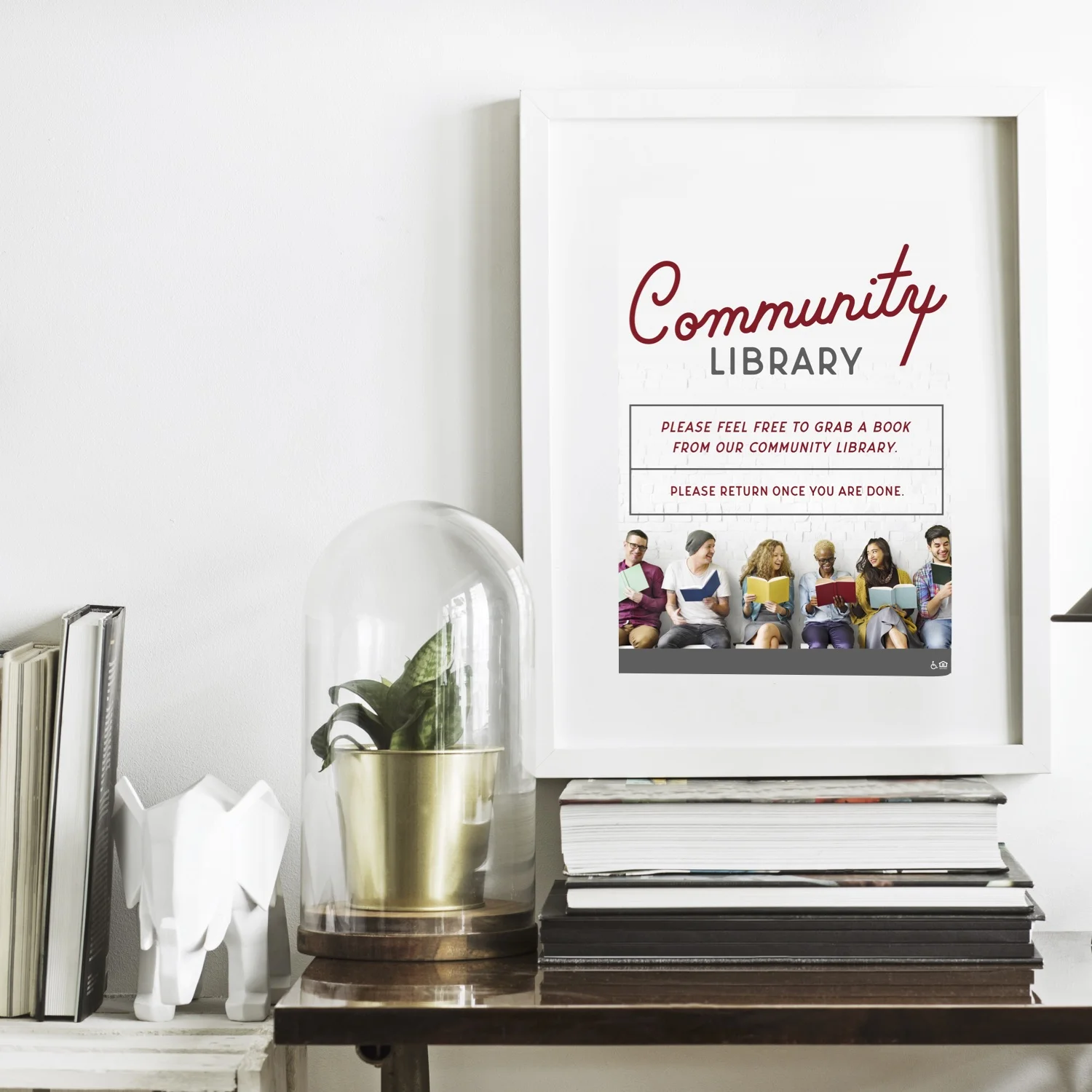 (#190) A TINY LIBRARY...YOUR NEWEST AMENITY? 