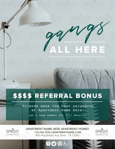 Customize This Referral Design Here .