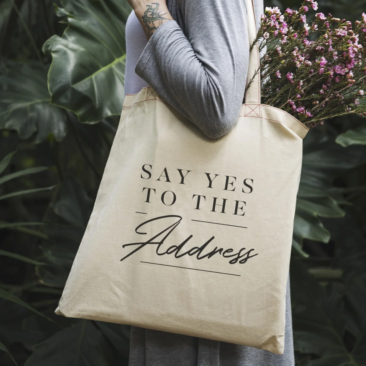 (#236) YES TO THE ADDRESS TOTE 