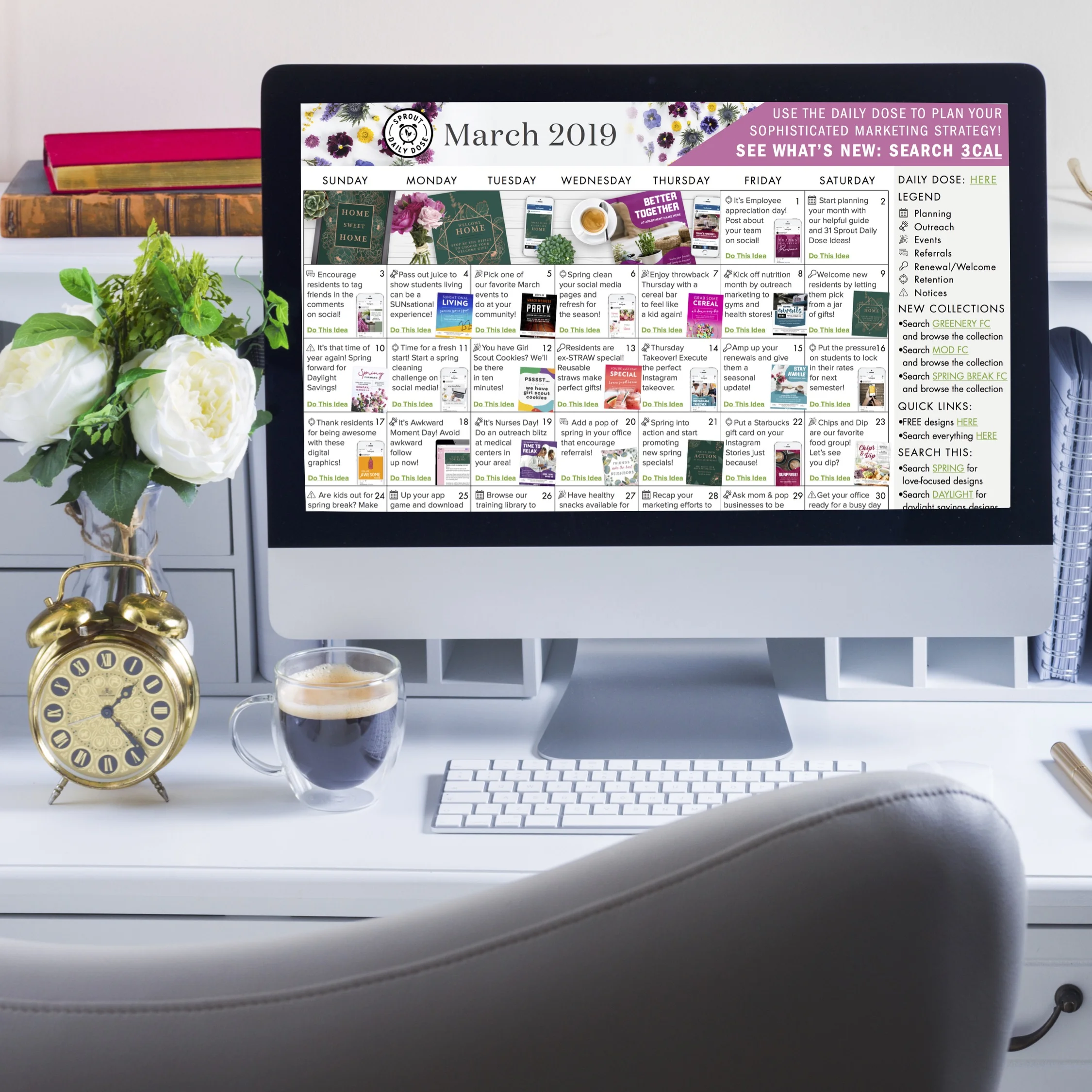 Head to the Monthly Calendar page on the Sprout website to get started…