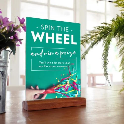 (#287) STUDENT "SPIN THE WHEEL" OUTREACH