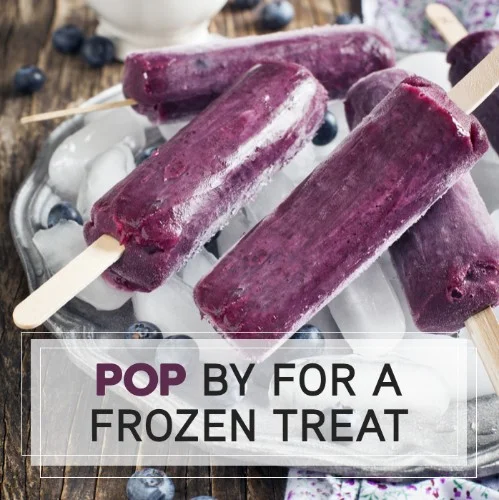 September 2nd - #BlueberryPopsicleDay Search: BLUEBERRY or POPSICLE Not going to lie… we can’t think of anything better than an ice cold blueberry popsicle on a hot day! Do you agree? ________ Apartments wants to treat our residents to a refreshing treat for #BlueberryPopsicleDay . Stop by the office for a grab-n-go popsicle!