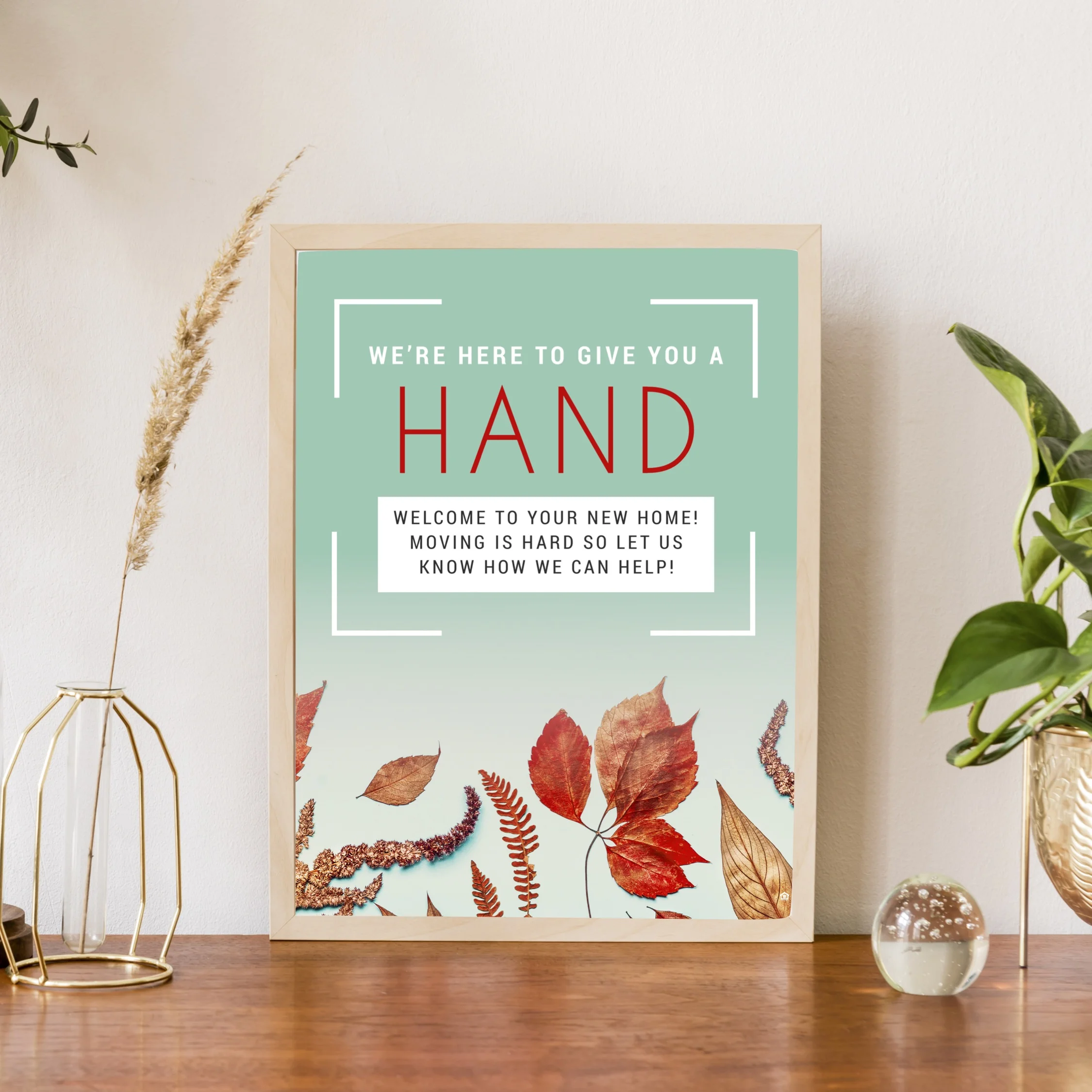 (#496) "CAN WE GIVE YOU A HAND" RENEWAL/WELCOME