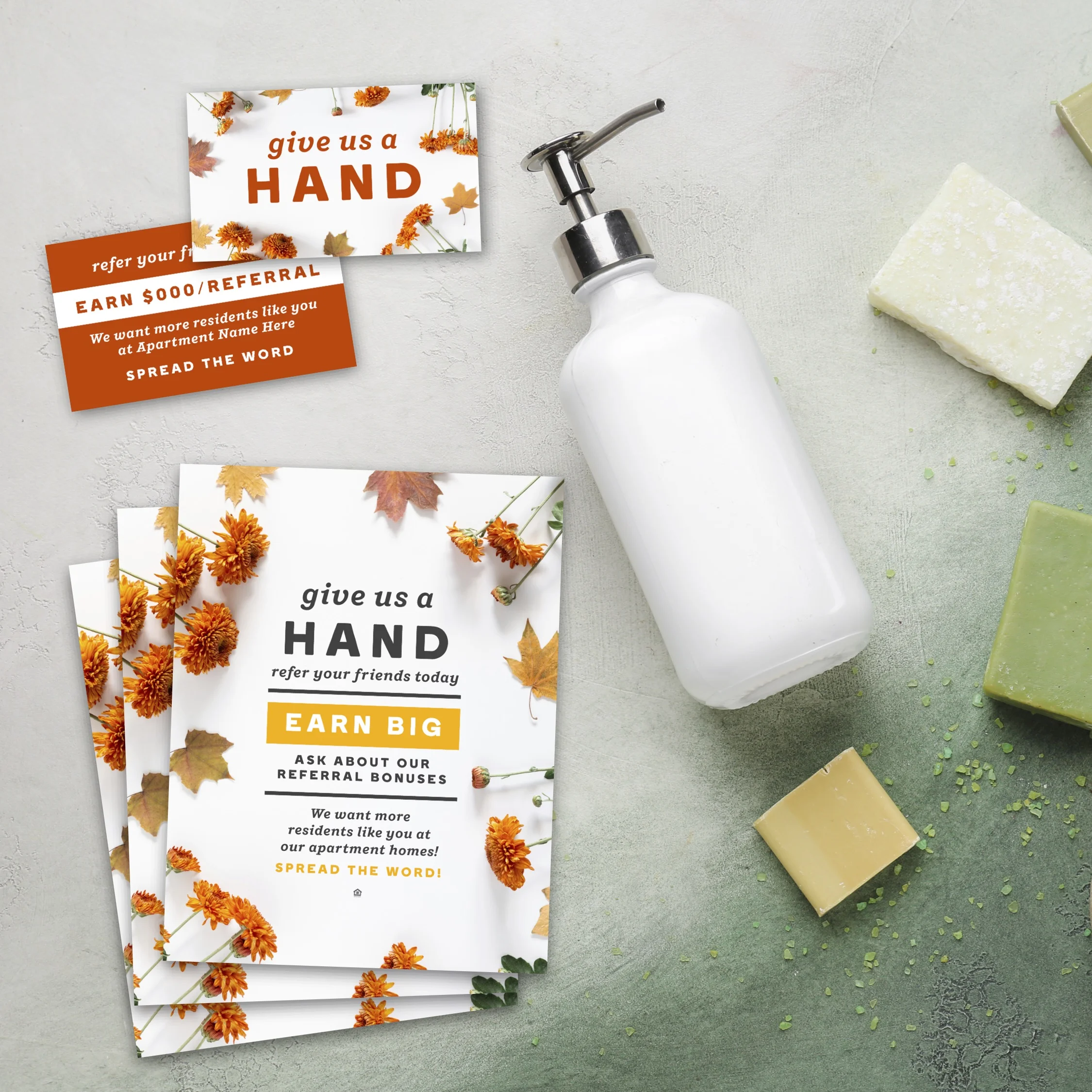 (#497) "GIVE US A HAND" REFERRAL