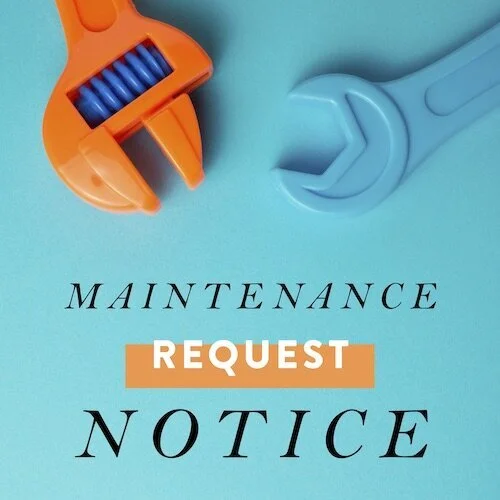 (#643) NOTICES: MAINTENANCE DURING A PANDEMIC