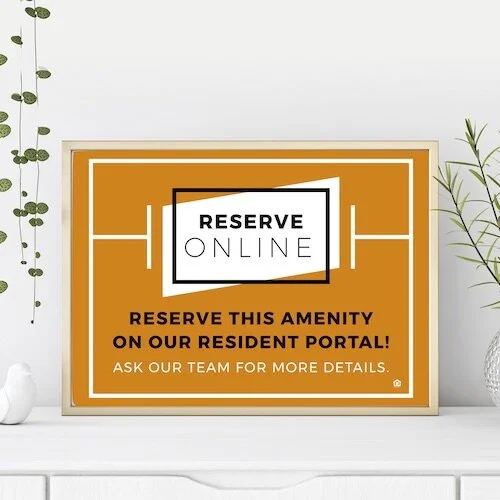(#674) RESIDENTS: RESERVE THIS AMENITY ONLINE!