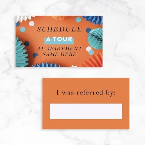Customizable Business Card: Referred By [BC1032-C]