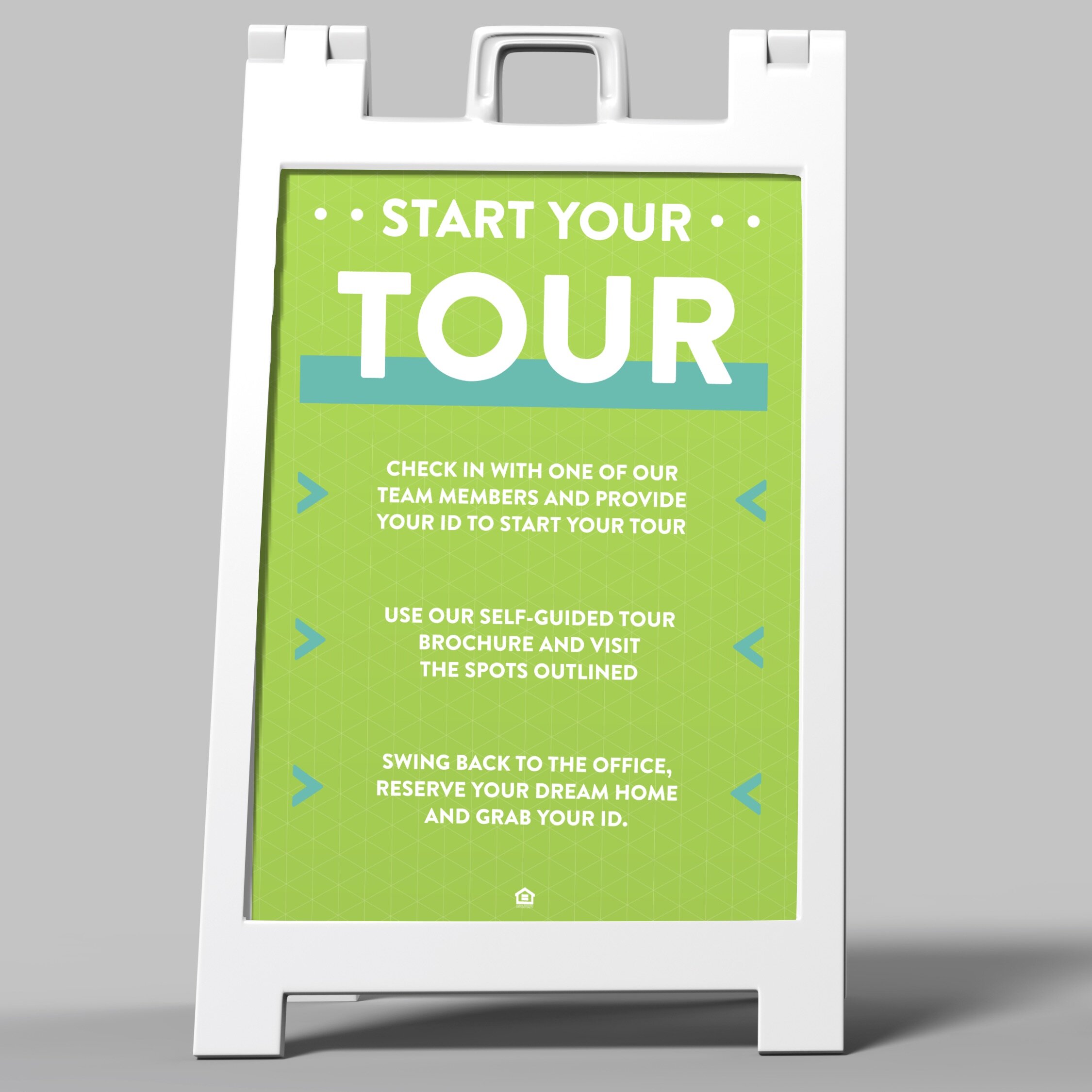 A-Frame Sign: Bright Self-Guided Tours [SH1053]