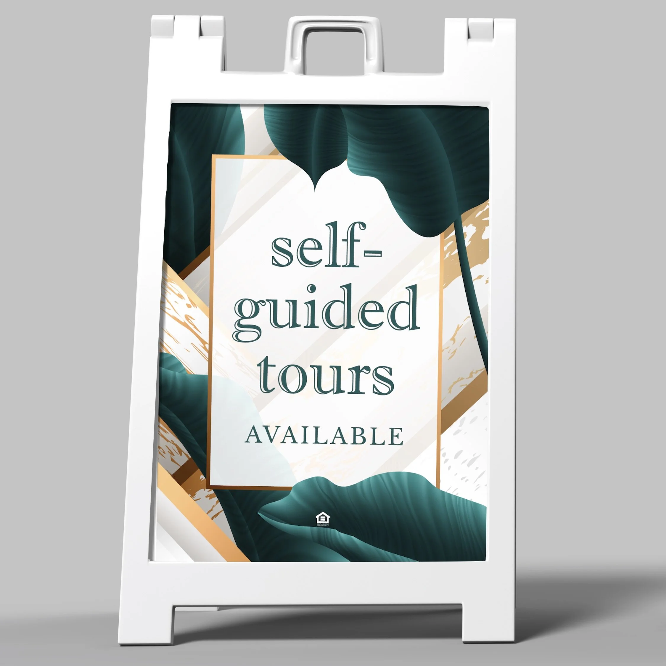 A-Frame Sign: Green Luxe Self-Guided Tours [SH1073]