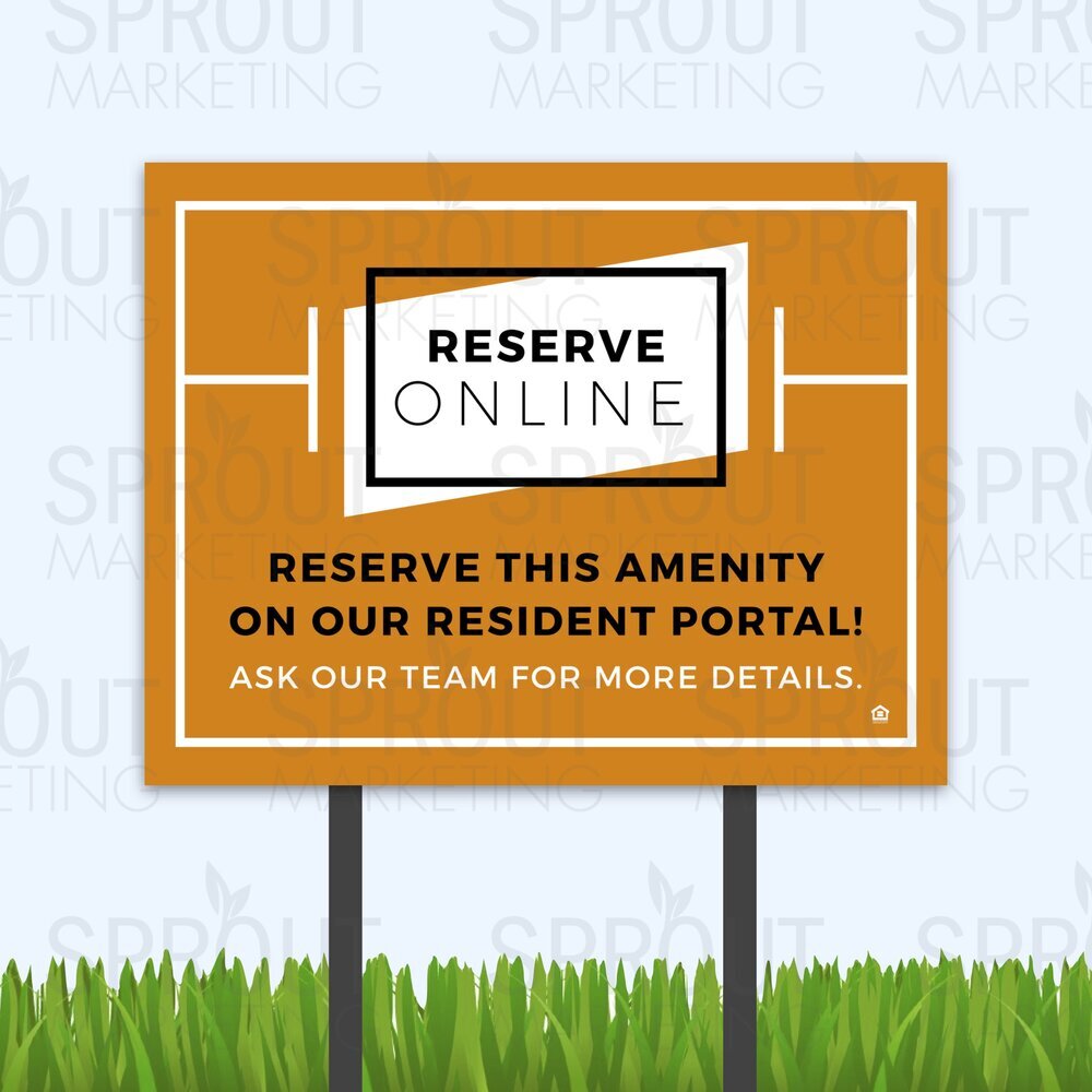 Bandit Sign: Modern Reserve Amenity by Portal [61927]