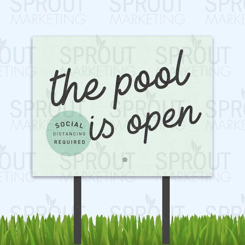 Bandit Sign: Pool Is Open [61952]