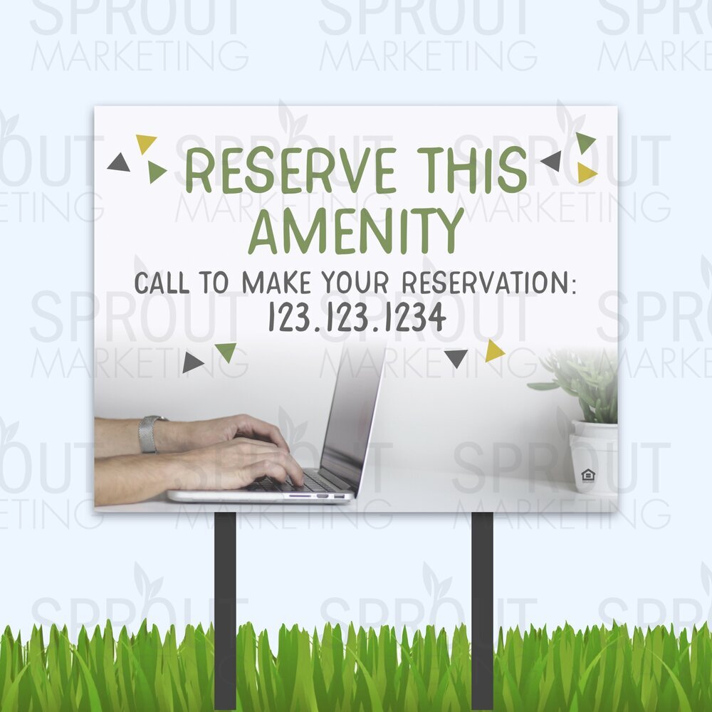 Bandit Sign: Fun Reserve Amenity by Phone [25597]