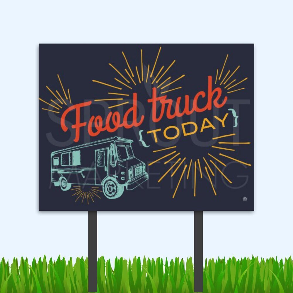 Bandit Sign: Food Truck Event [6422]
