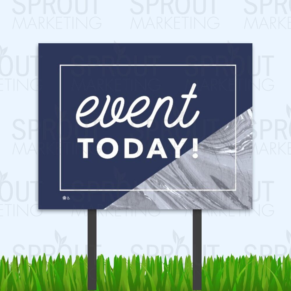 Bandit Sign: Marble Event Today [60190]