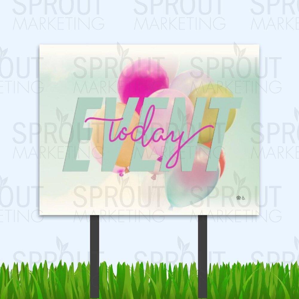 Bandit Sign: Balloon Event Today [60195]