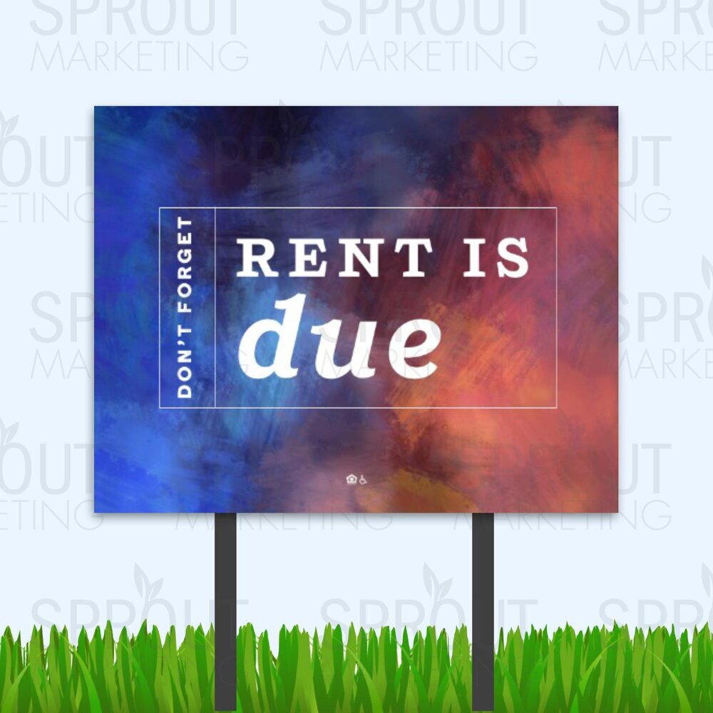 Bandit Sign: Haze Rent is Due [60210]