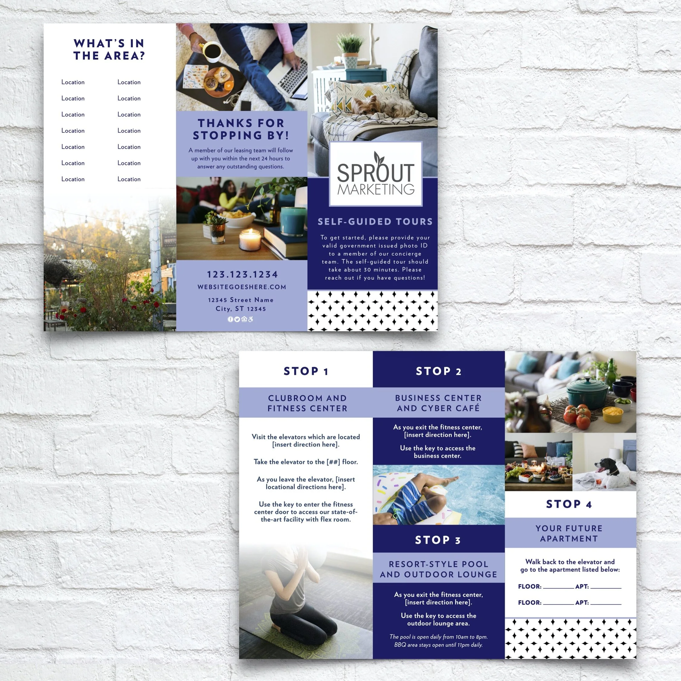 Printable Trifold: Bold Self-Guided Tour [TR1008]