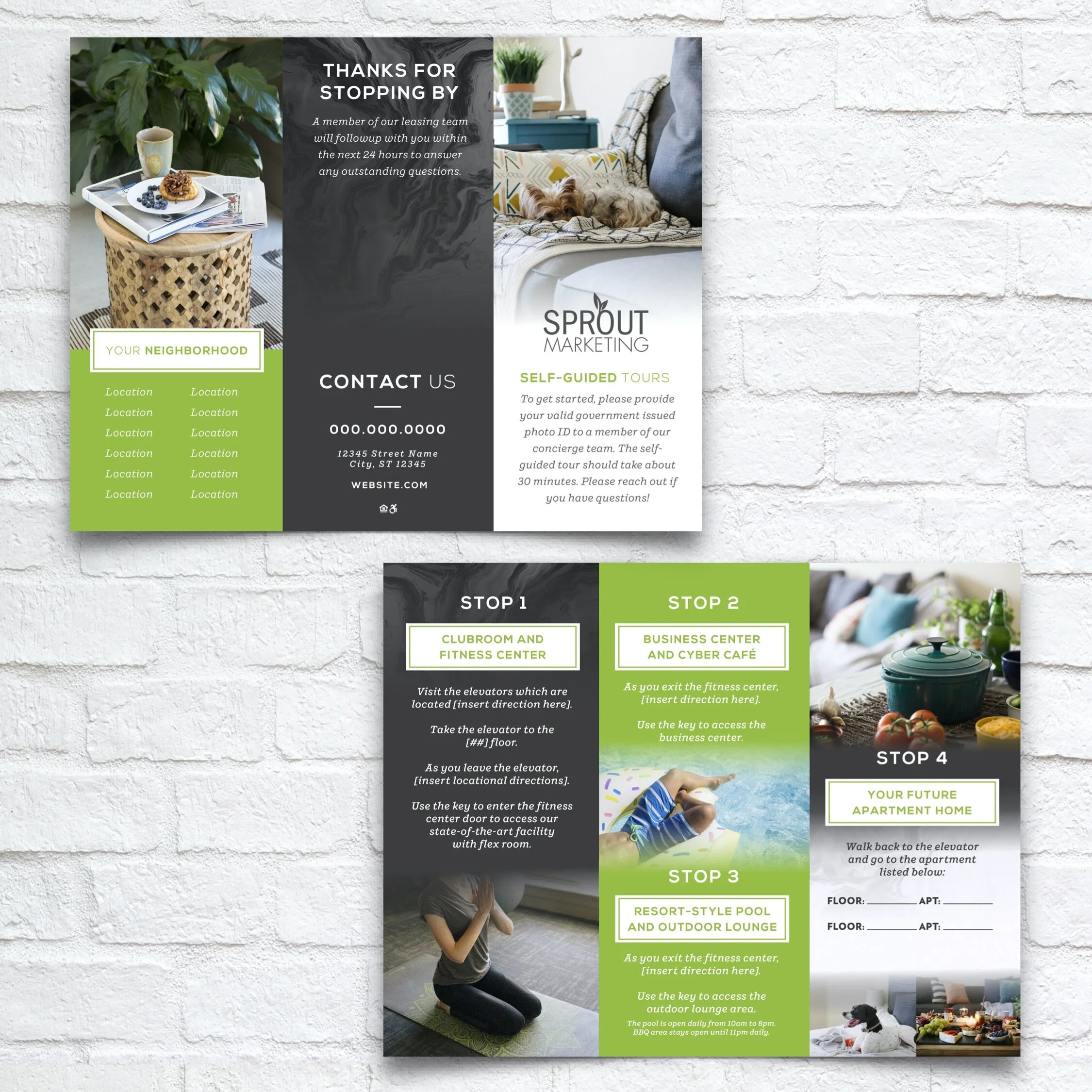 Printable Trifold: Painted Self-Guided Tour [TR1011]