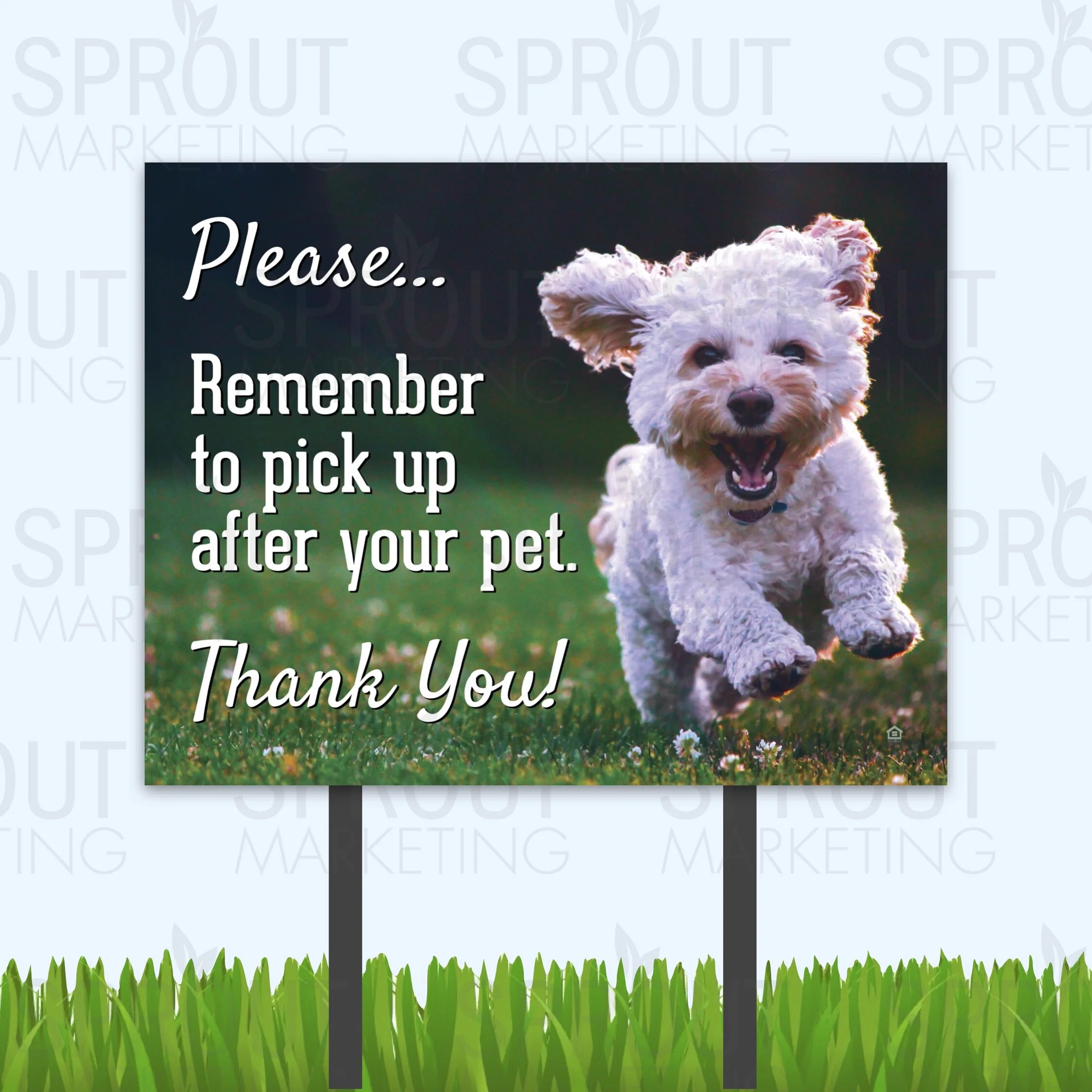Bandit Sign: Pet Pick-Up [6230]