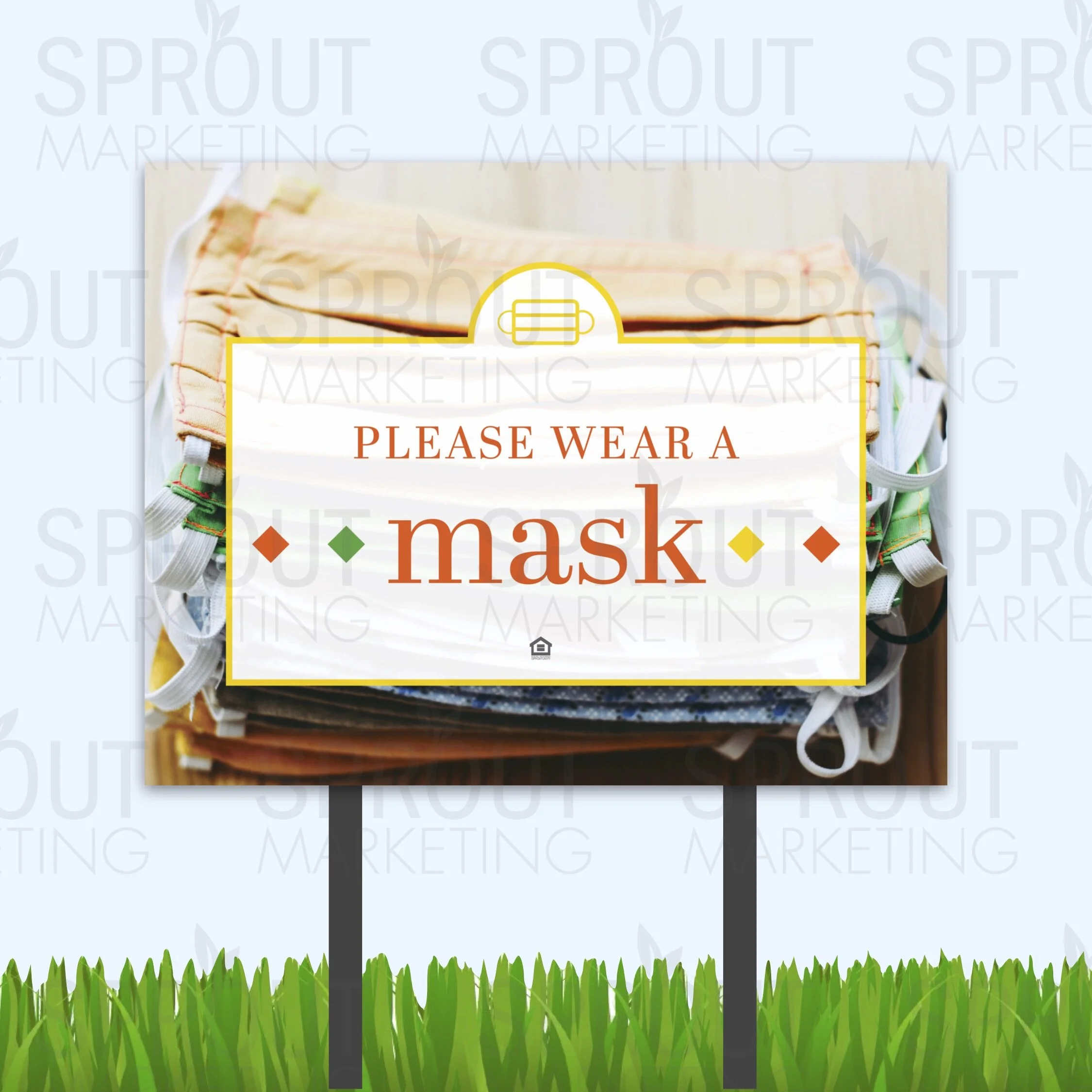 Bandit Sign: Boldly Fall Wear A Mask [61219]