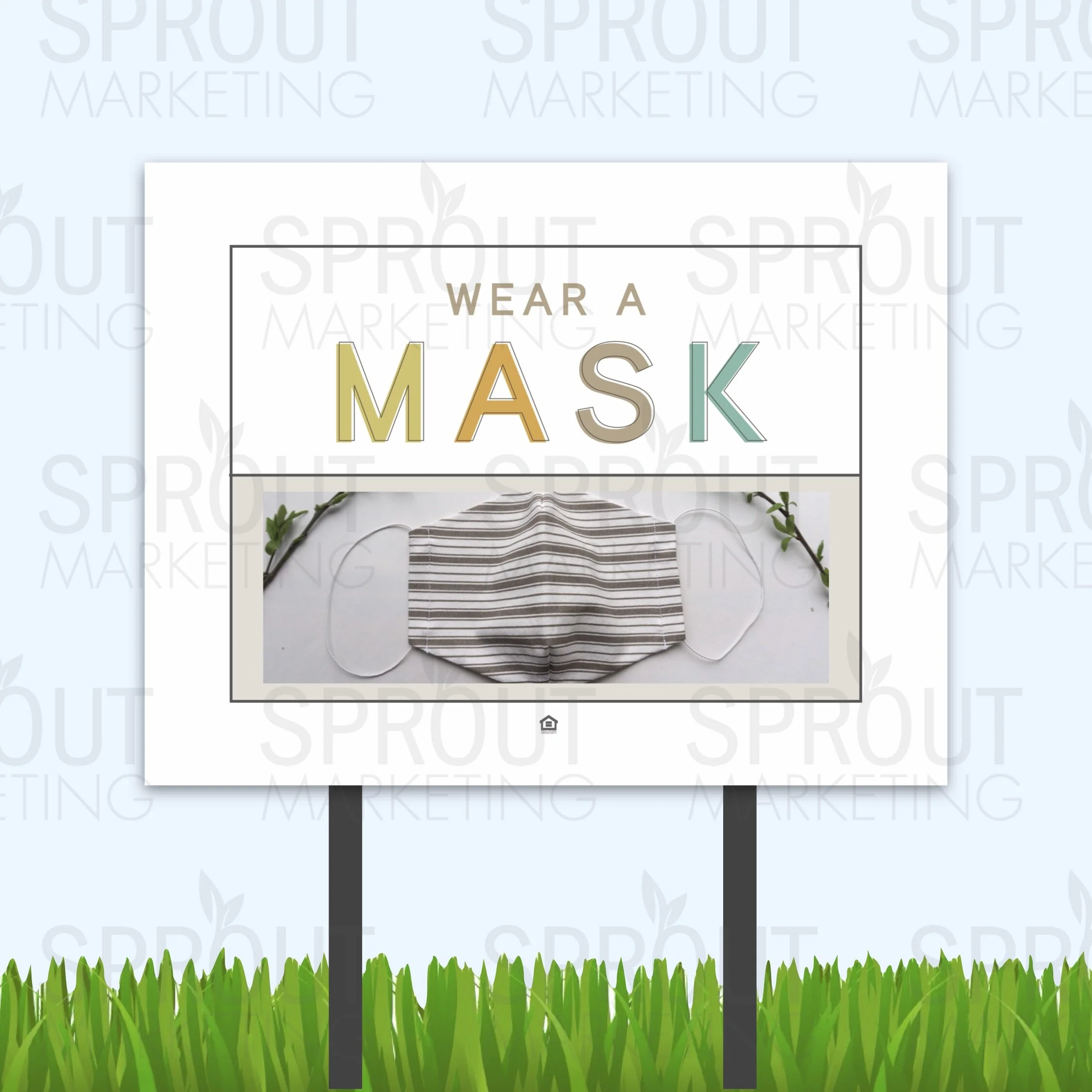 Bandit Sign: Wear A Mask [62120]