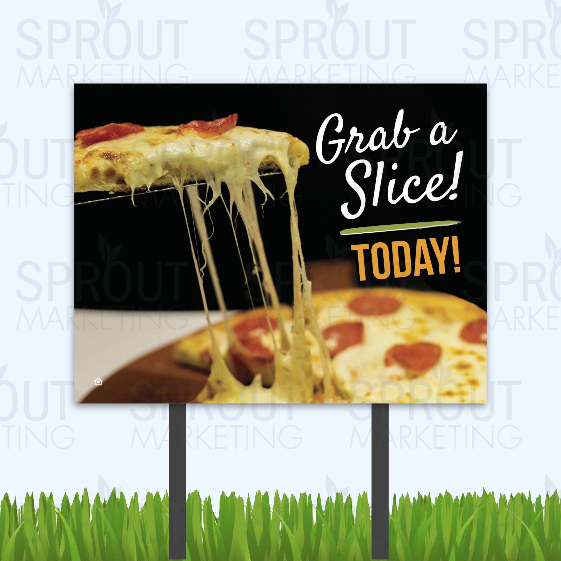 Bandit Sign: Pizza Event [6208]