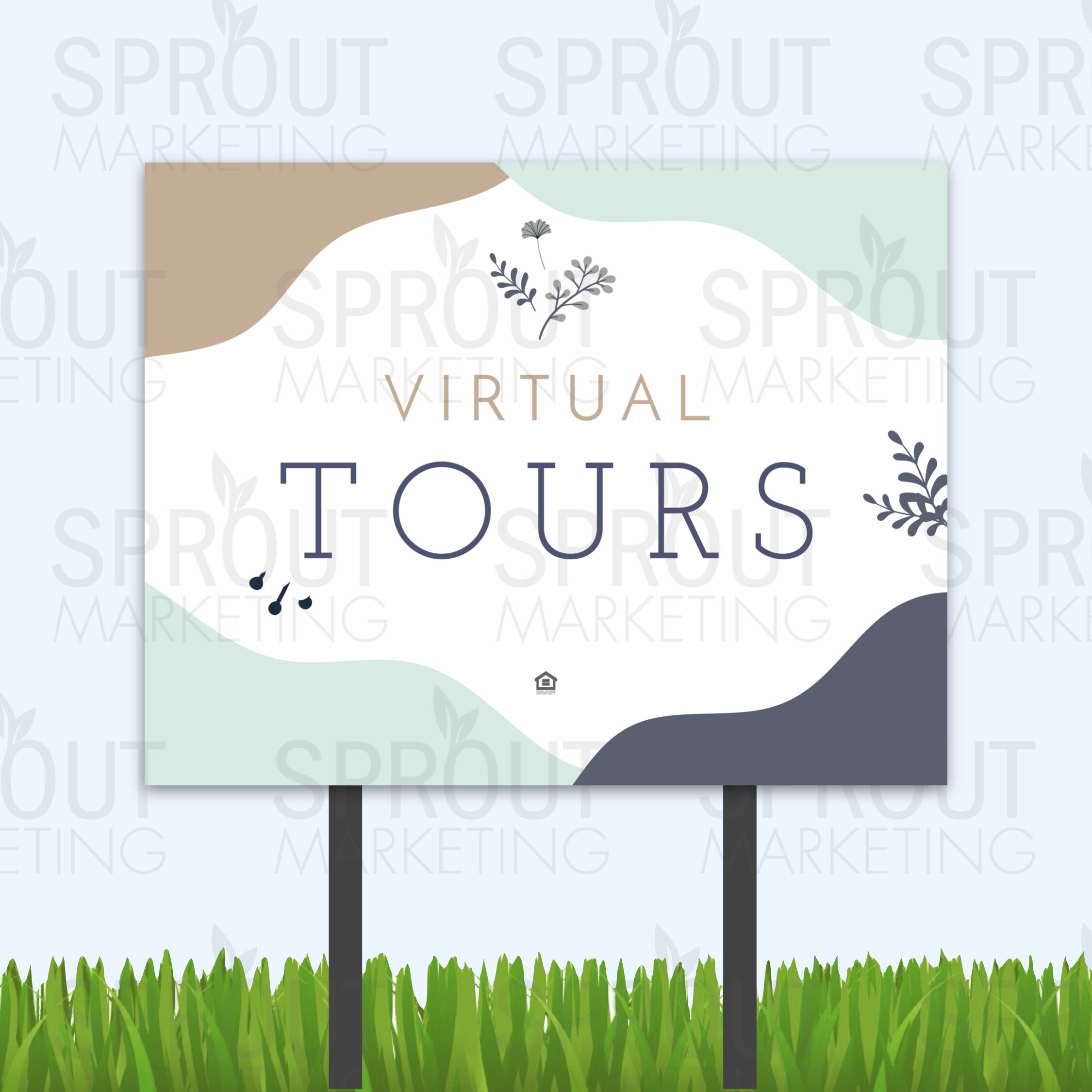 Bandit Sign: Virtual Tours [62153]