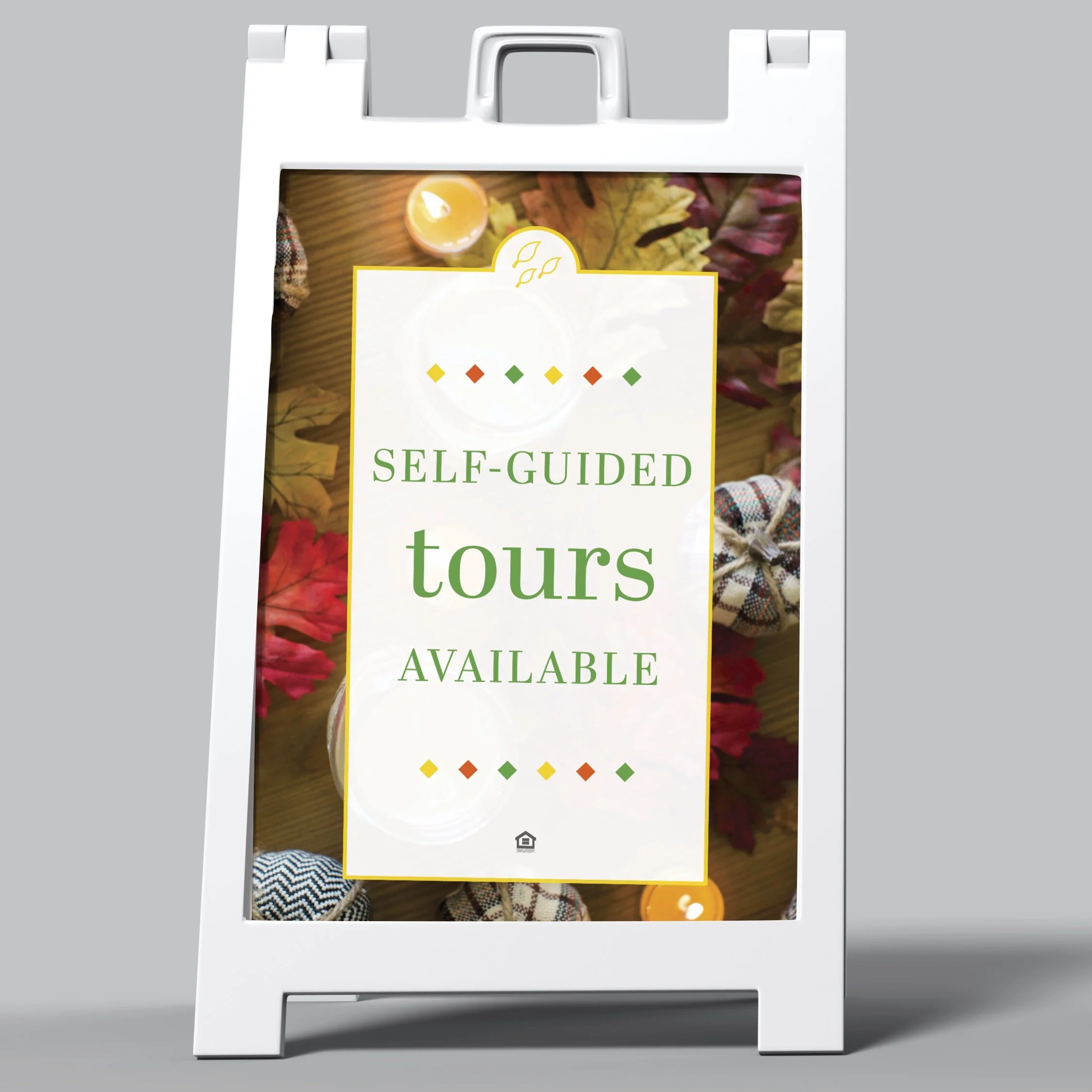 A-Frame Sign: Boldly Fall Self-Guided Tours [SH1096]