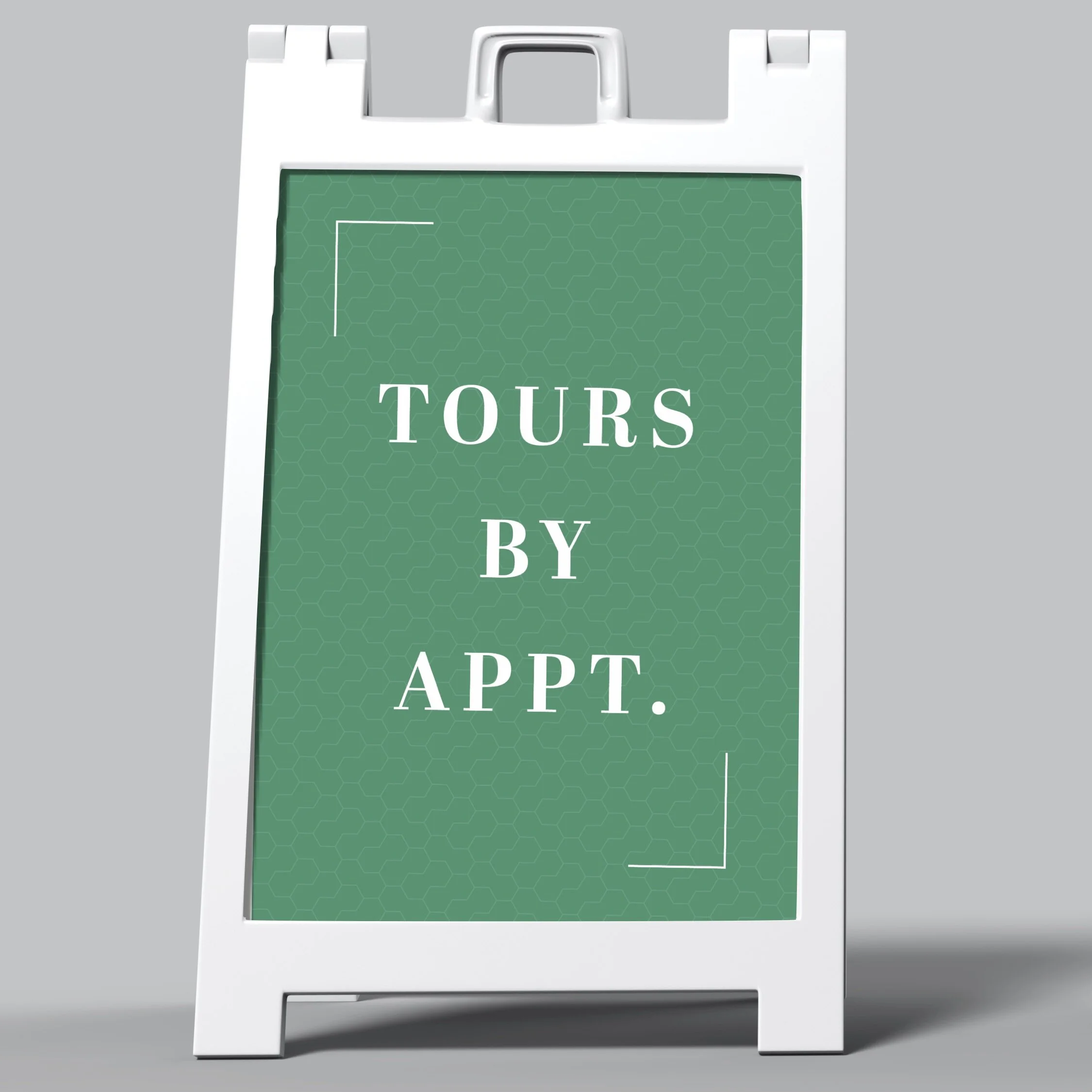 A-Frame Sign: Tour By Appointment [SH1103]