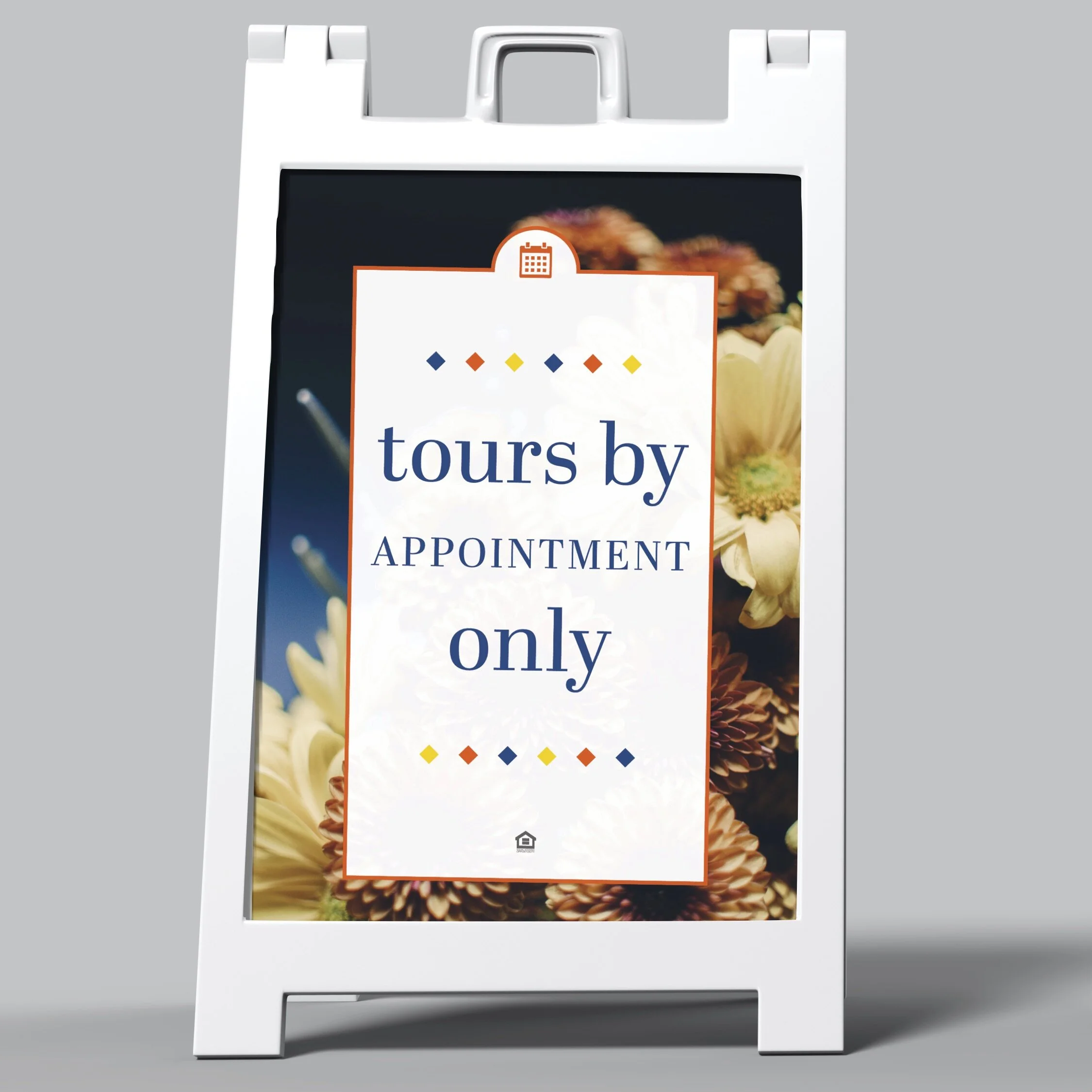A-Frame Sign: Boldly Fall Tour By Appointment [SH1093]