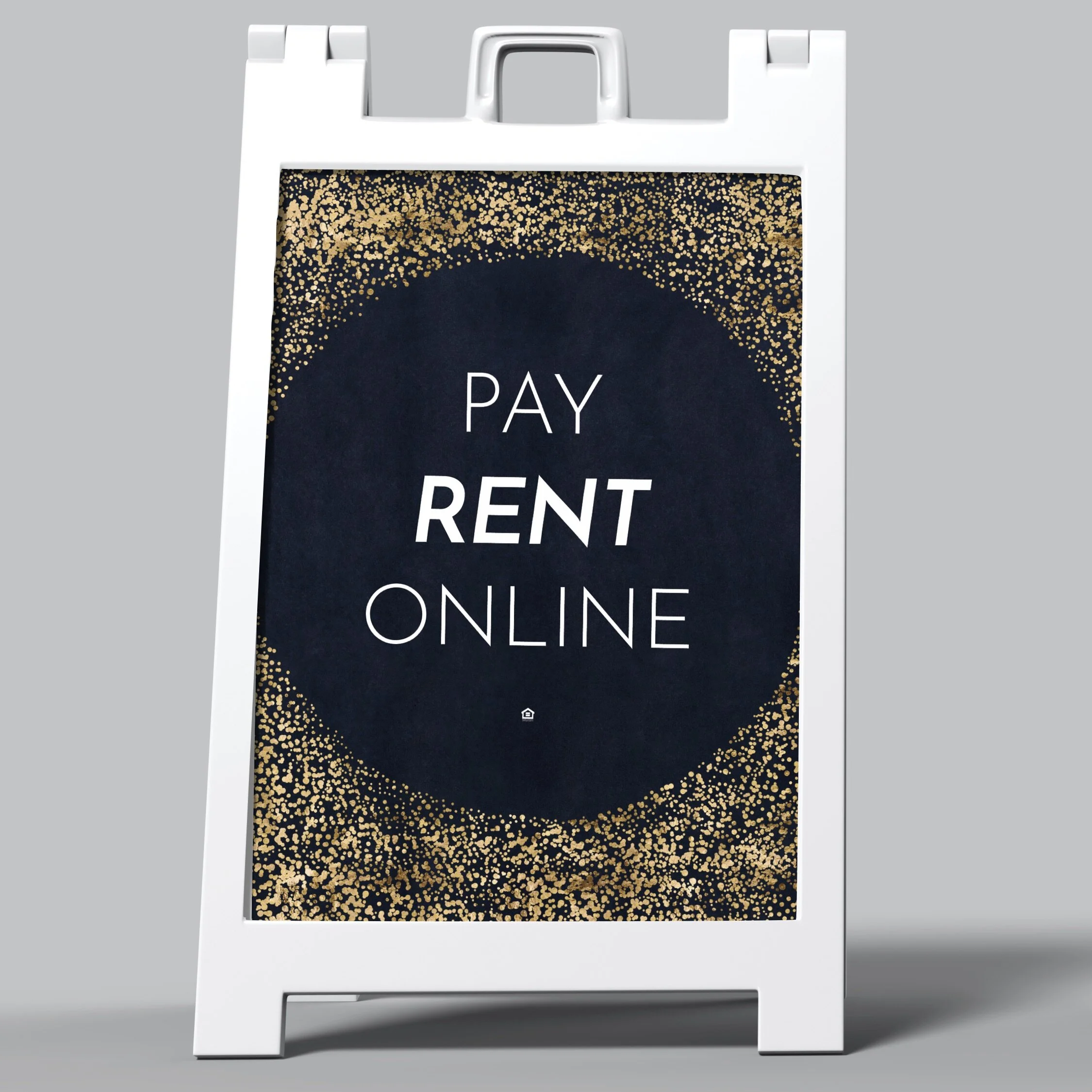 A-Frame Sign: Pay Rent Online [SH1117]