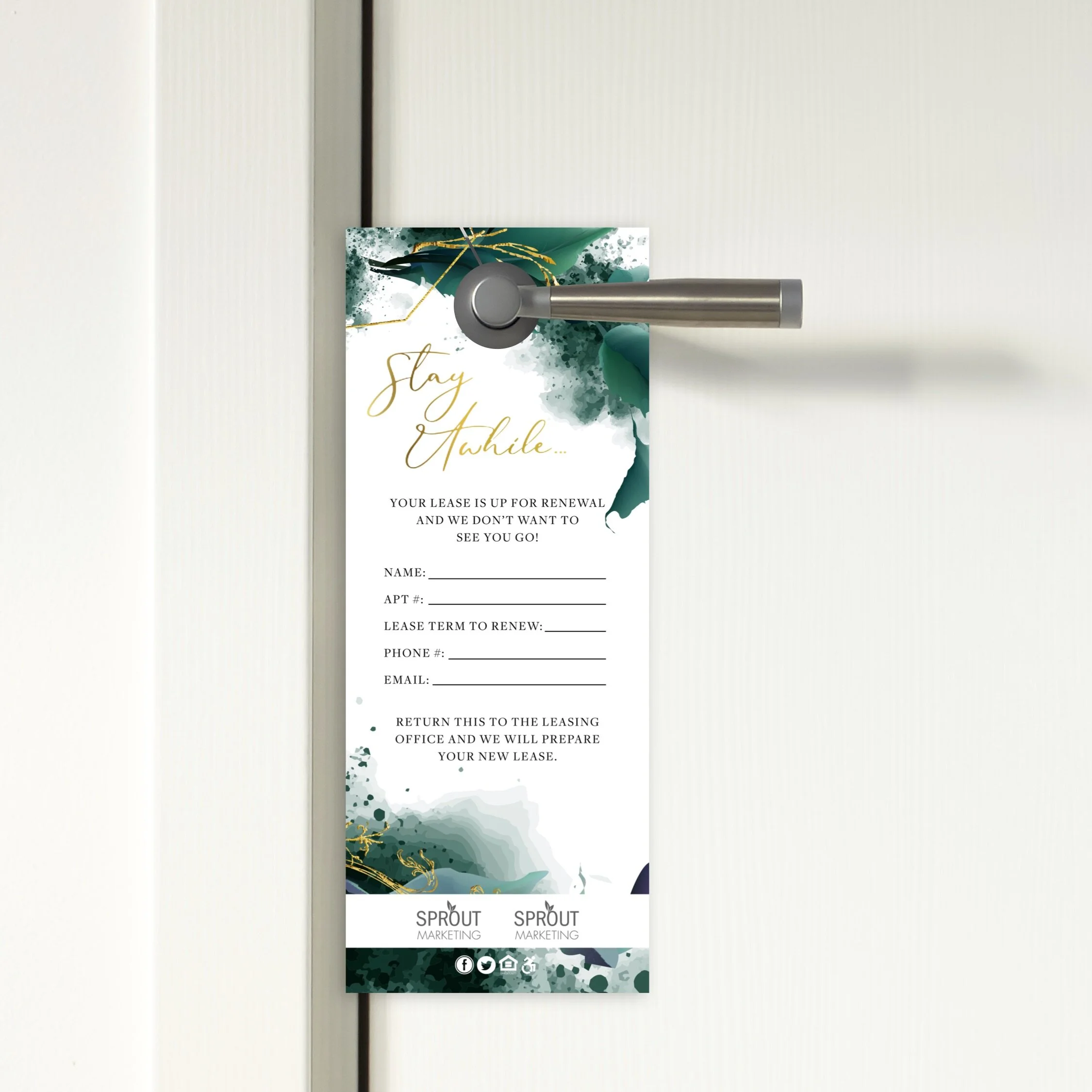 Door Hanger: Renewal Form [5065-C]