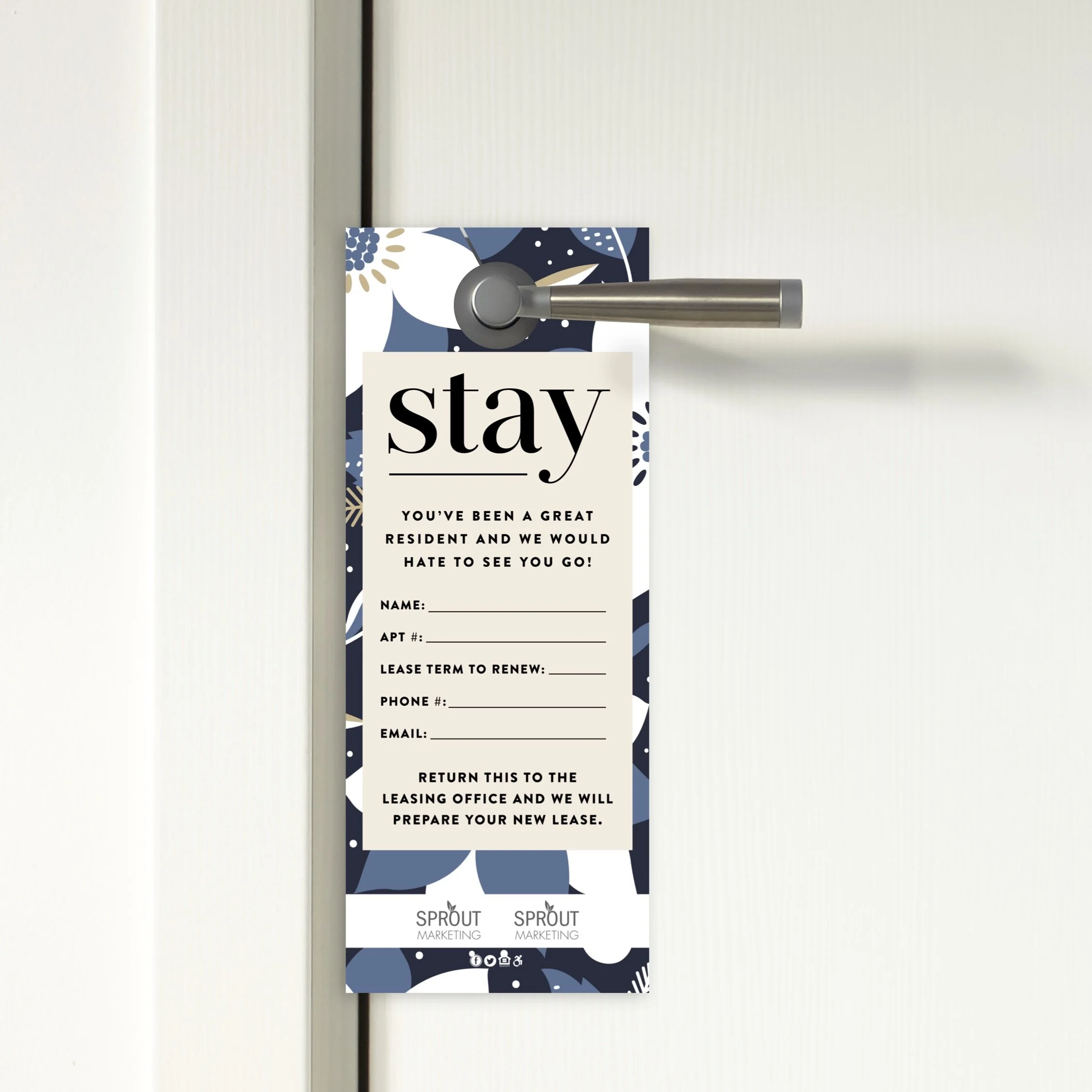 Door Hanger: Winter Renewal Form [5069-C]