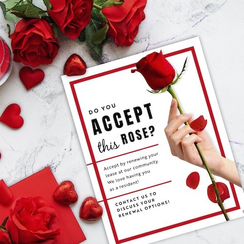 (#585) RENEWALS: DO YOU ACCEPT THIS ROSE? 