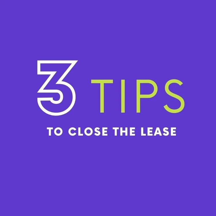 (#732) LEASING 101: CLOSING THE SALE