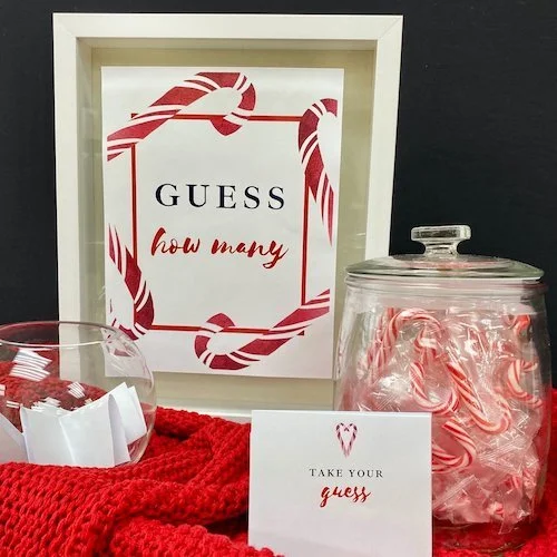 "Guess How Many" Candy Canes