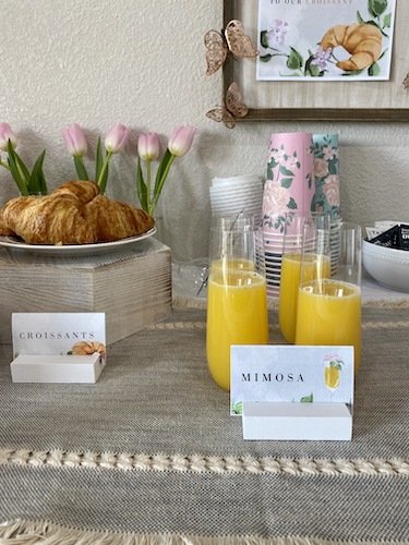 Stock Photo Floral Brunch Croissant Mimosa Real Life Mock.jpeg