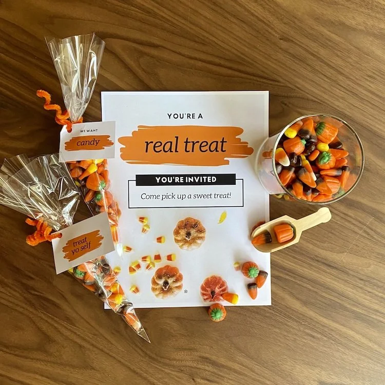 "You're A Treat" Fall Candy Bar