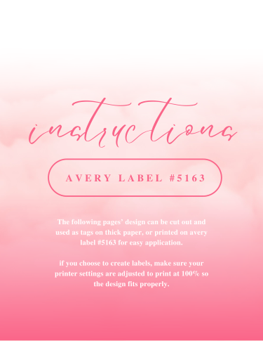 CA3554-Dreamy Avery #5163 Label Pack.png