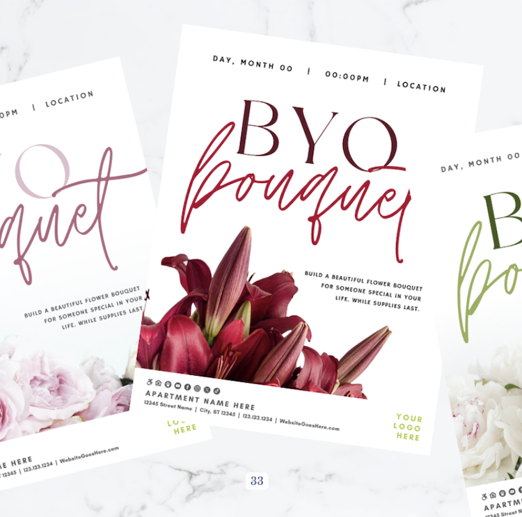 Luxe BYO (Build Your Own) Bouquet Event