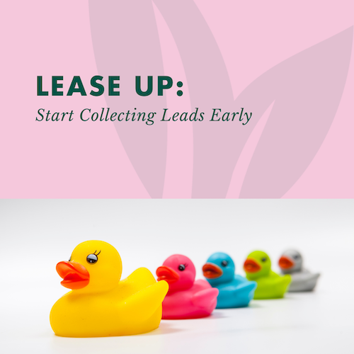 Lease Up: Start Collecting Leads Early