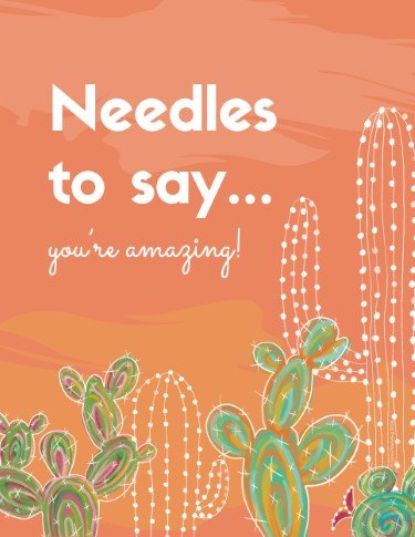 CA3912-Cacti You're Amazing Sign.jpg