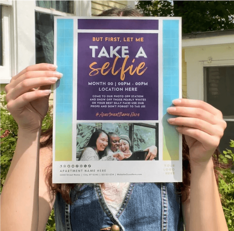 Set Up A Selfie Station