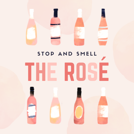 CAIG1305-ROSE STOP AND SMELL THE ROSE EVENT DIGITAL GRAPHIC-SocialPage