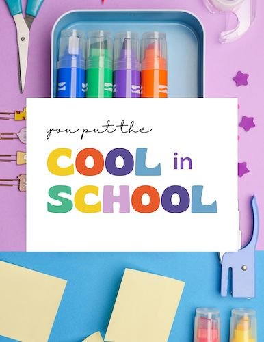 CA4282-School Time You're Cool Sign.jpg