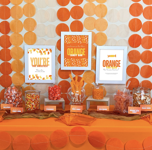 “Everything Orange” Candy Bar